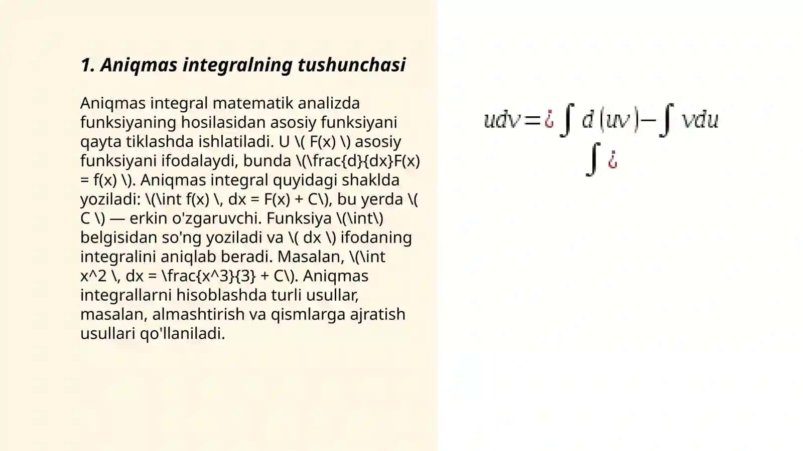 Aniqmas integral 3