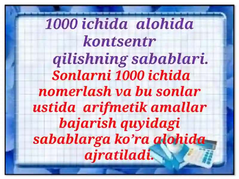 1000 ichida arifmetik amallarni bajarish metodikasi 3