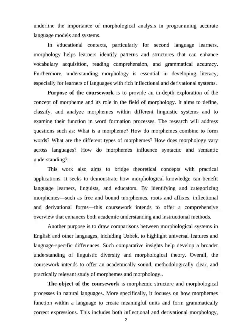 Theoretical Foundations of Morphem 3
