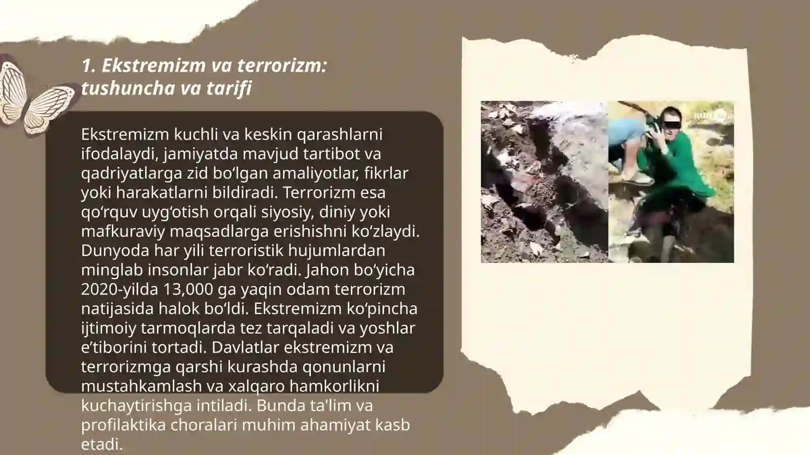 Ekstremizm va terrorizm: tushuncha va tarifi 3