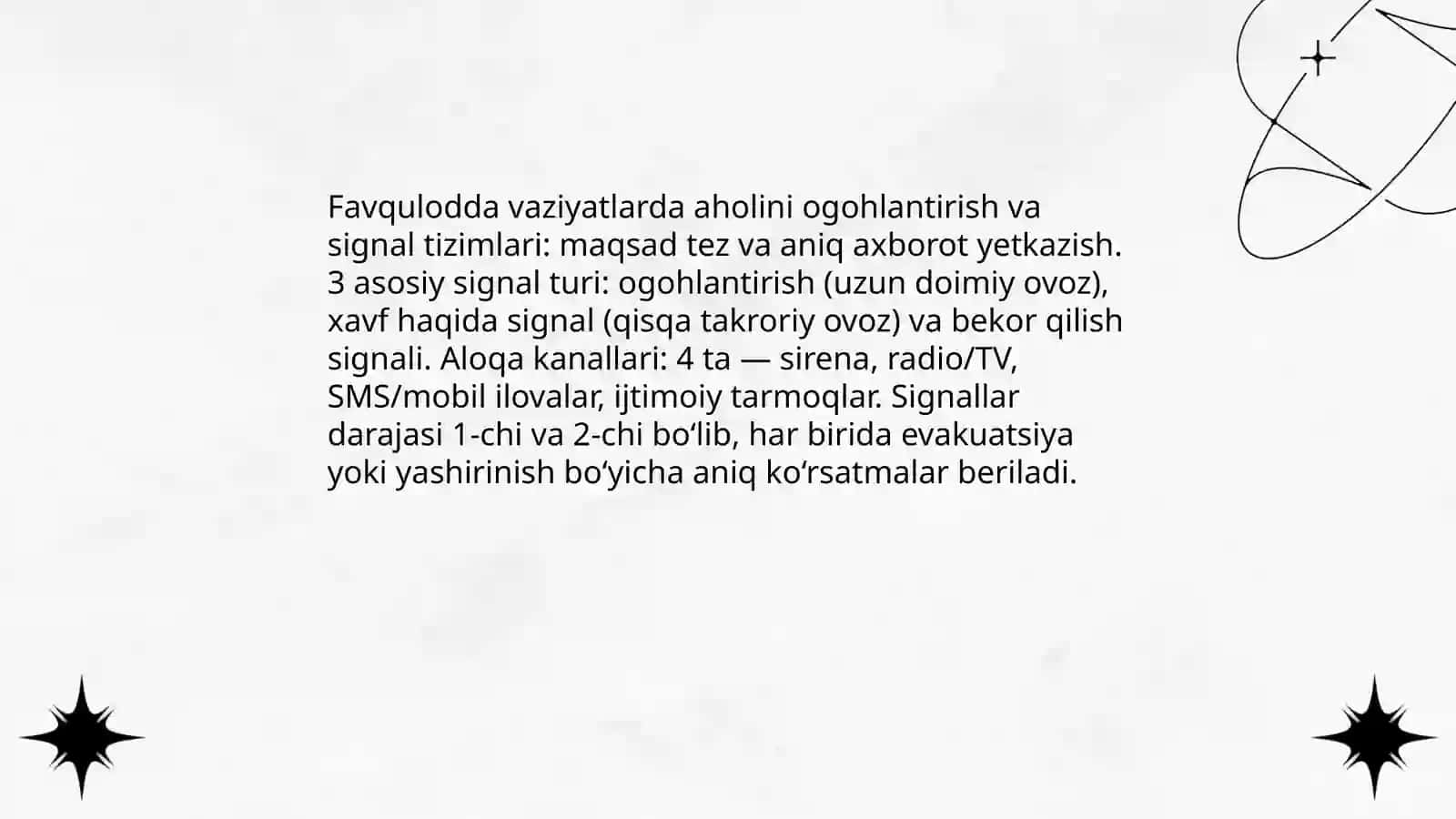 Favqulodda vaziyatlarda aholini muhofaza qilish. Jamoa himoya vositalarini 3