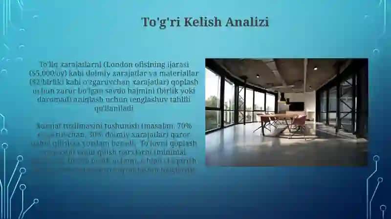 Baholash kalkulyatsiya qilish va uning korxona faoliyati uchun axamiyati 3