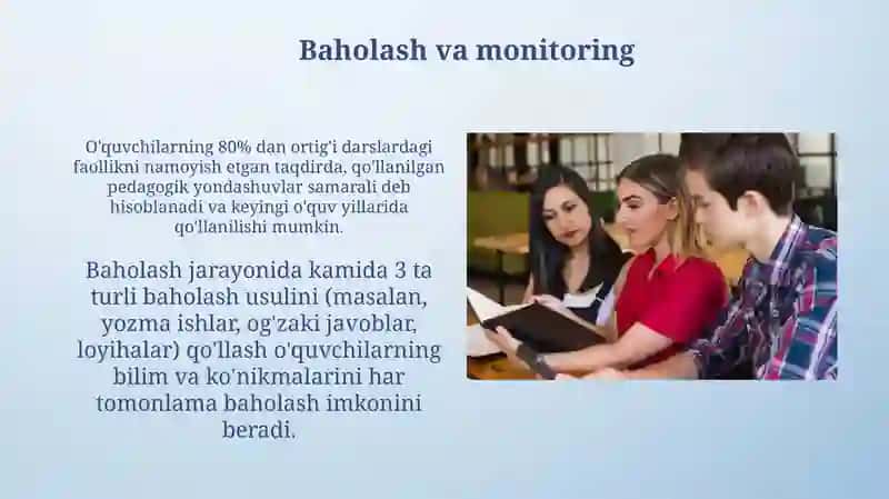 Oʻqituvchilarning ilgʻor pedagogik tajribalarini toʻplash va amaliyotda qoʻllash 3