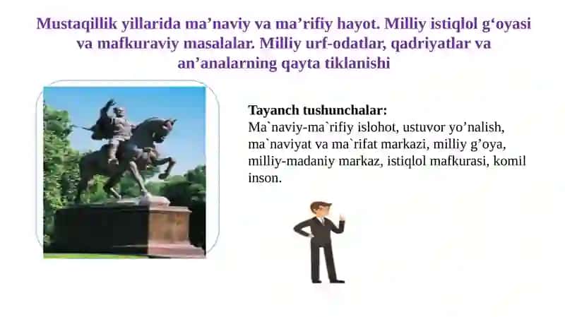 O‘zbekistondagi ma’naviy va madaniy taraqqiyot 3