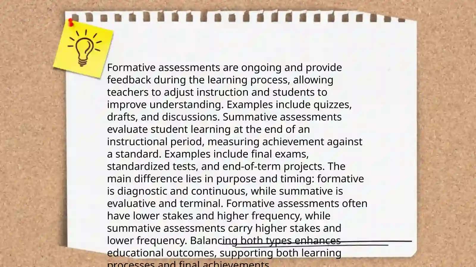 Formative and summative assessment 3