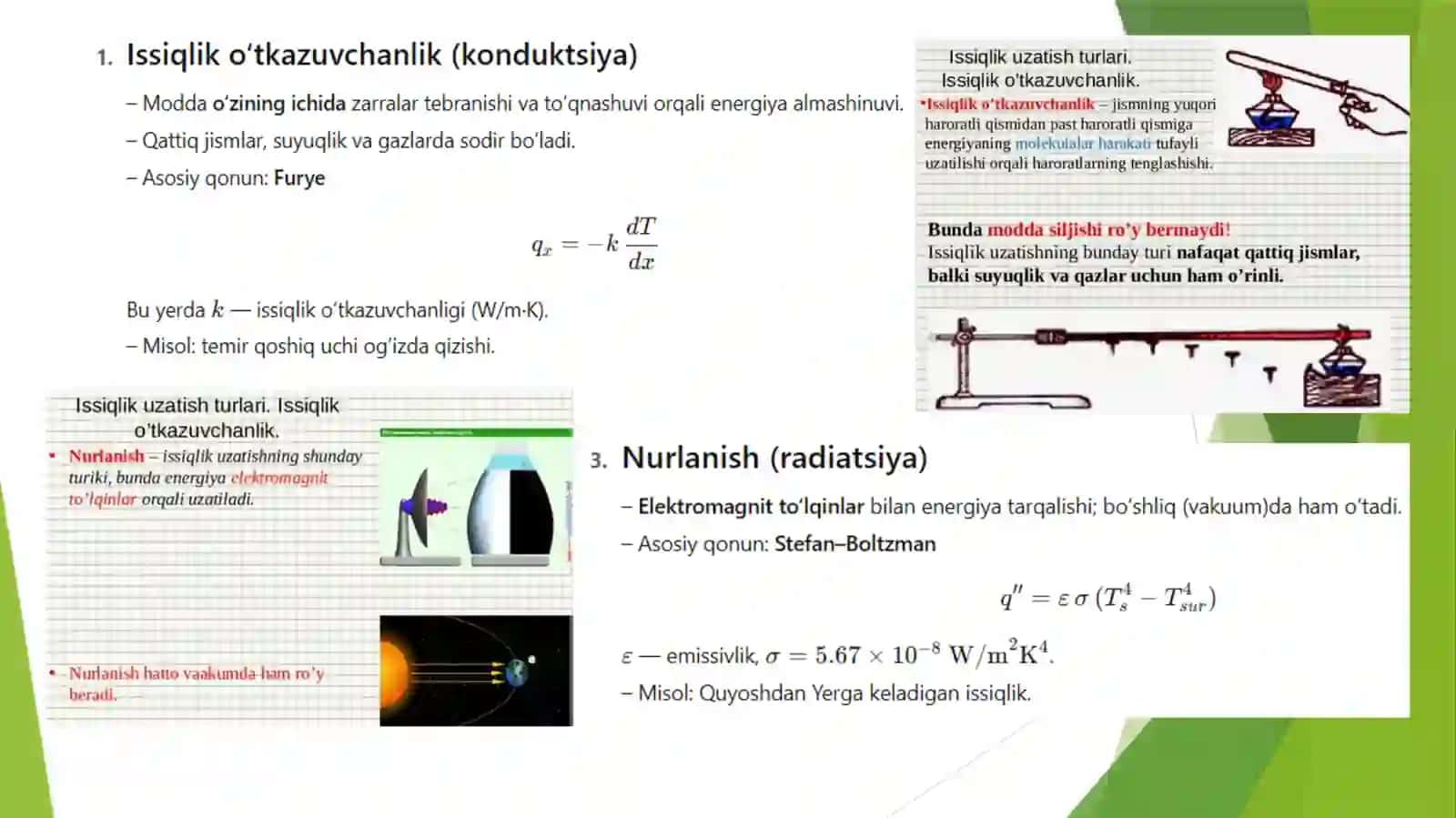 Erkin konveksiyada issiqlik berish koeffitsientini aniqlash 3