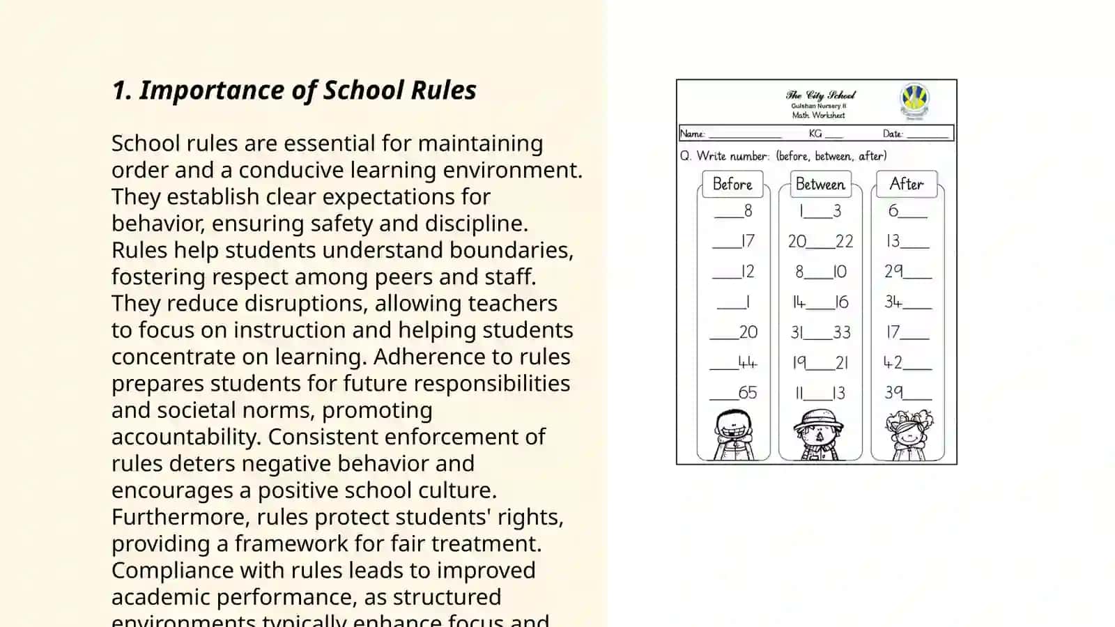 Creating school rules 3