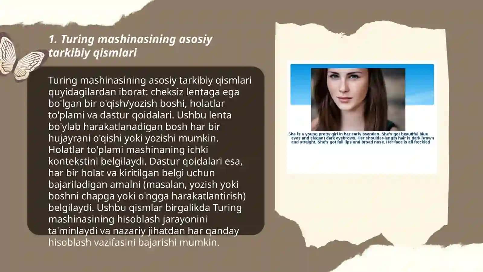 Tyuring mashinasida murakkab algoritmni realizatsiya qilish ammallar bajarish 3