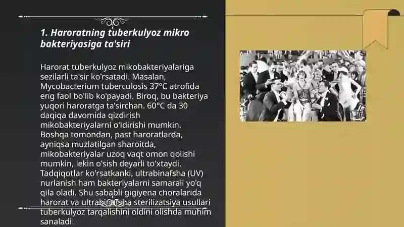 Tuberkulyoz mikrobakteriyasining yashashi va tarqalishi 3