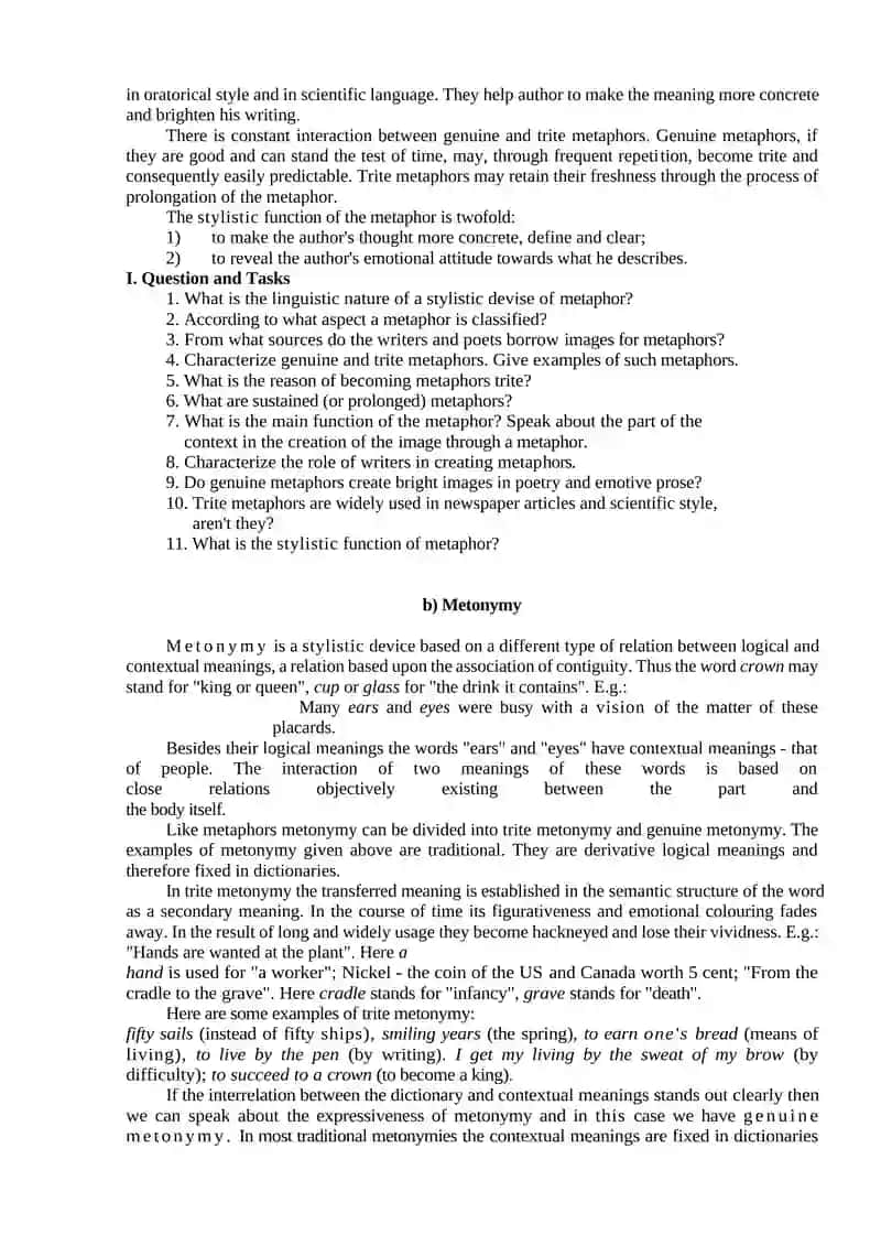 Lecture 8. Interaction of Dictionary and Contextual Logical Meanings 3