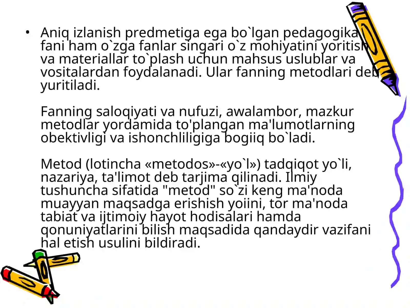 Pedagogika fanining tadqiqod metodlar 3