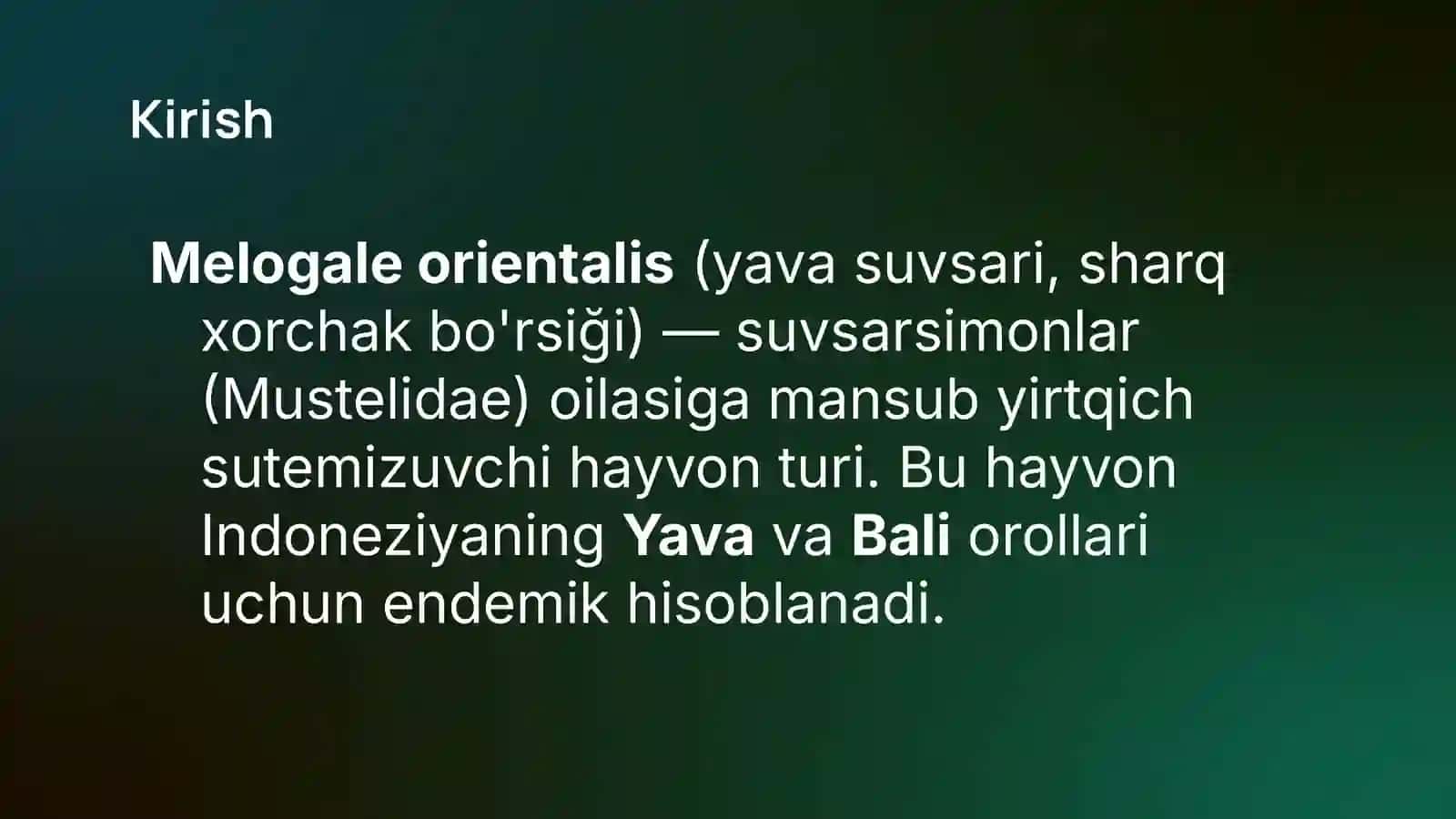Sharq bo'rsig'ining tuzulishi va tarqalishi 3