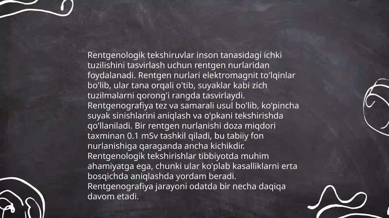Rentgenologik tekshirish usullari 3