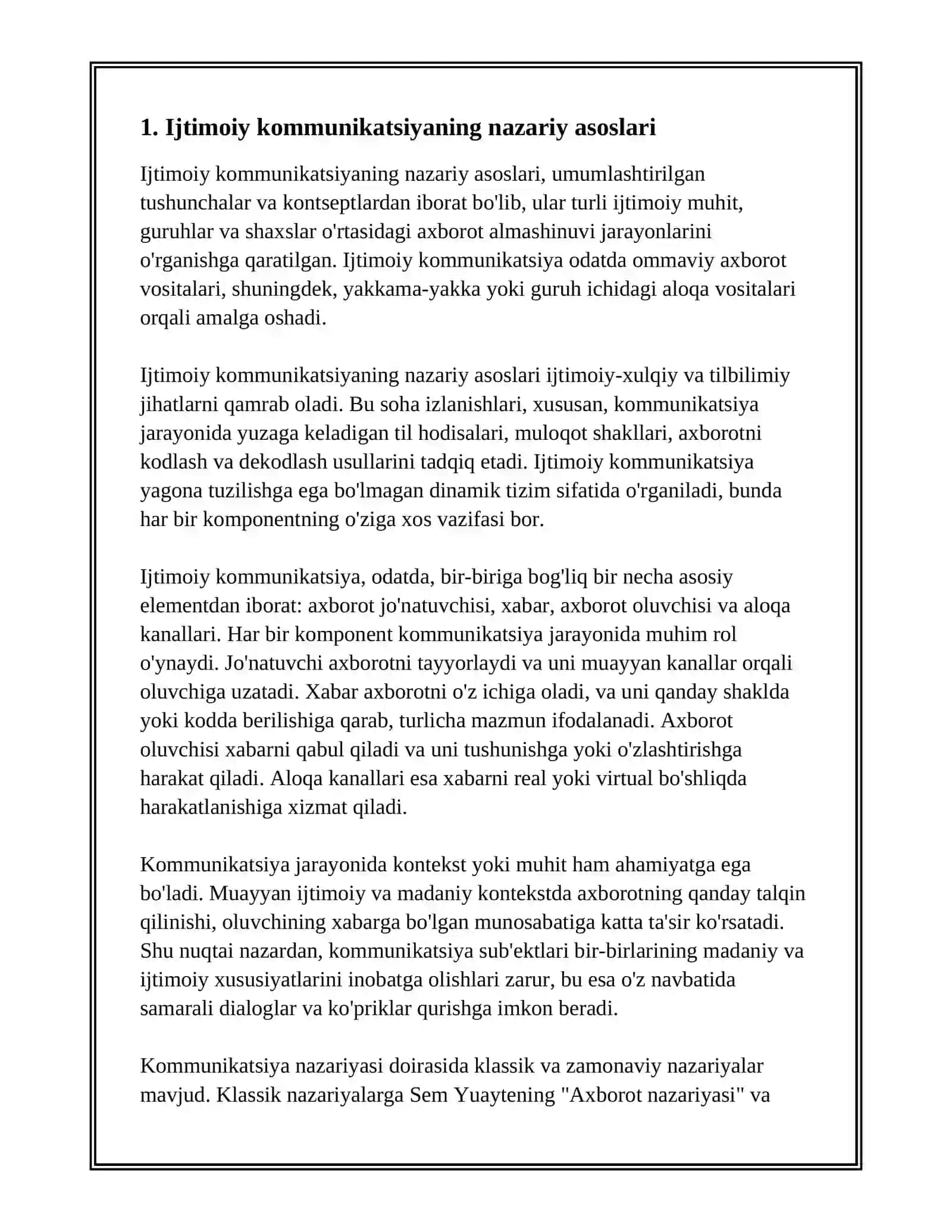 IJTIMOIY KOMMUNIKATSIYA 3