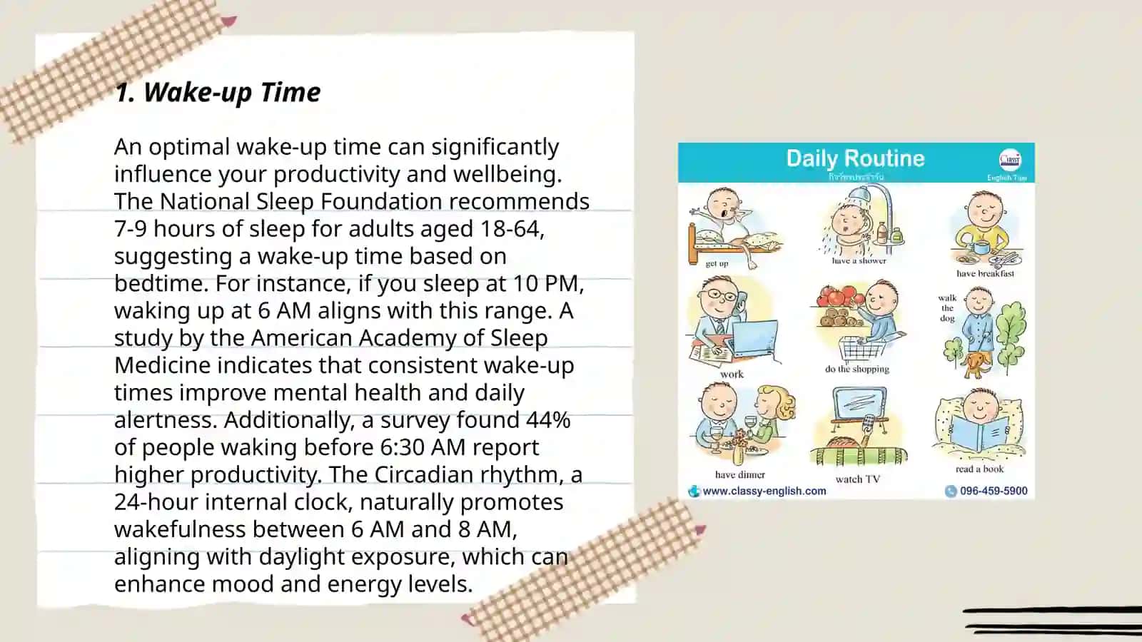 My daily routine 3
