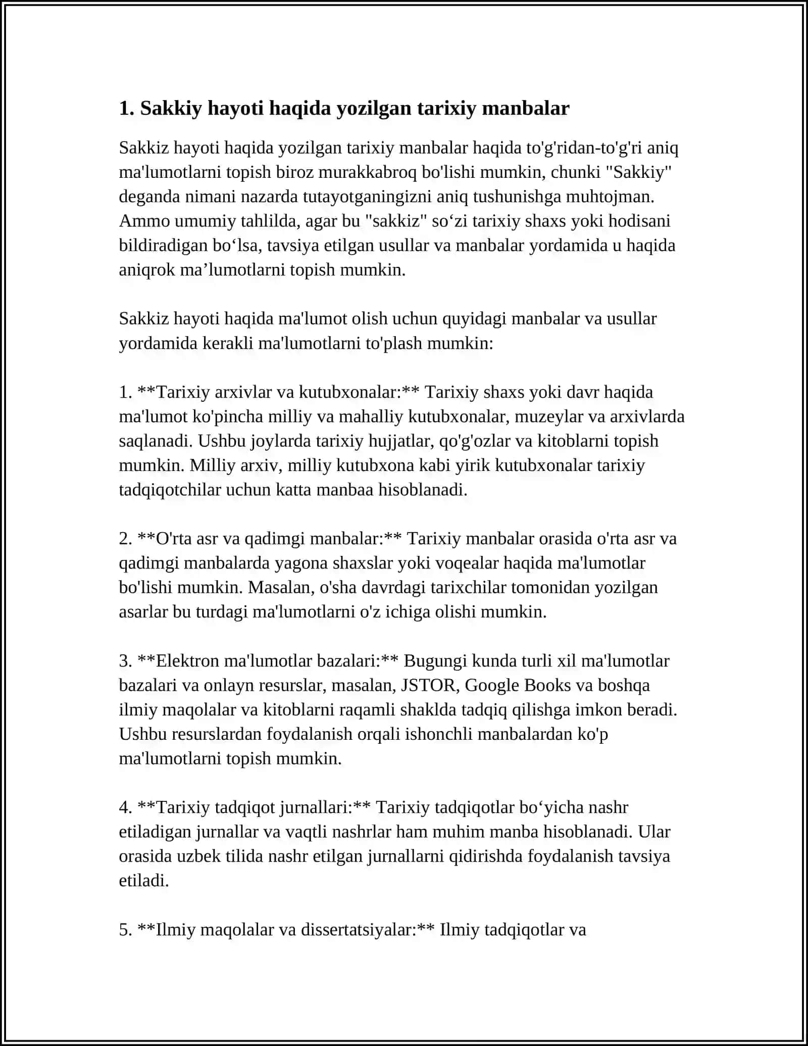 SAKKOKIY HAYOTI VA IJODINING OʻRGANILISH TARIXI 3
