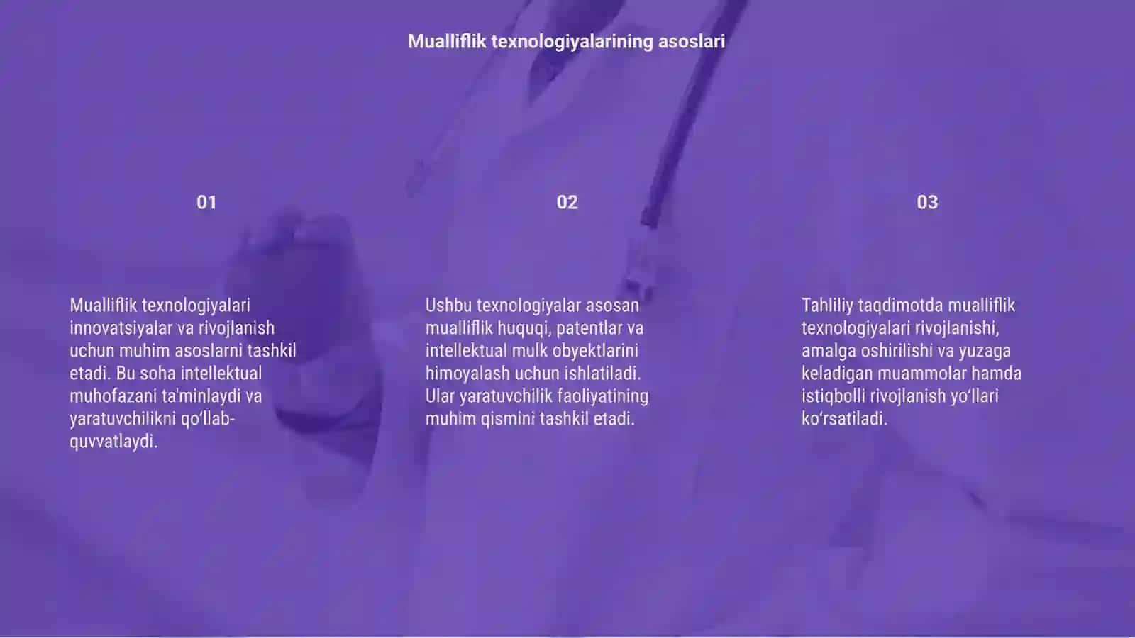 Mualliflik texnologiyalari bo‘yicha tahliliy taqdimot 3