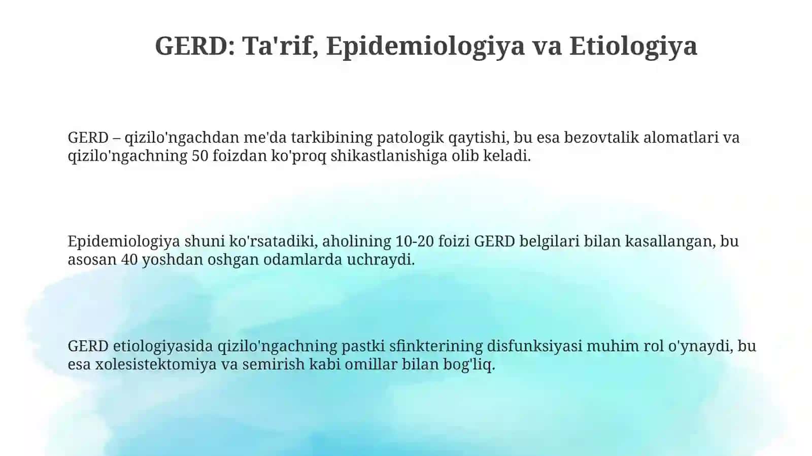 Gastroezofageal refluks kasalligi 3