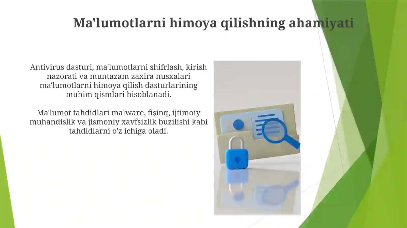Ma'lumotlarni himoya qilish dasturlari 3