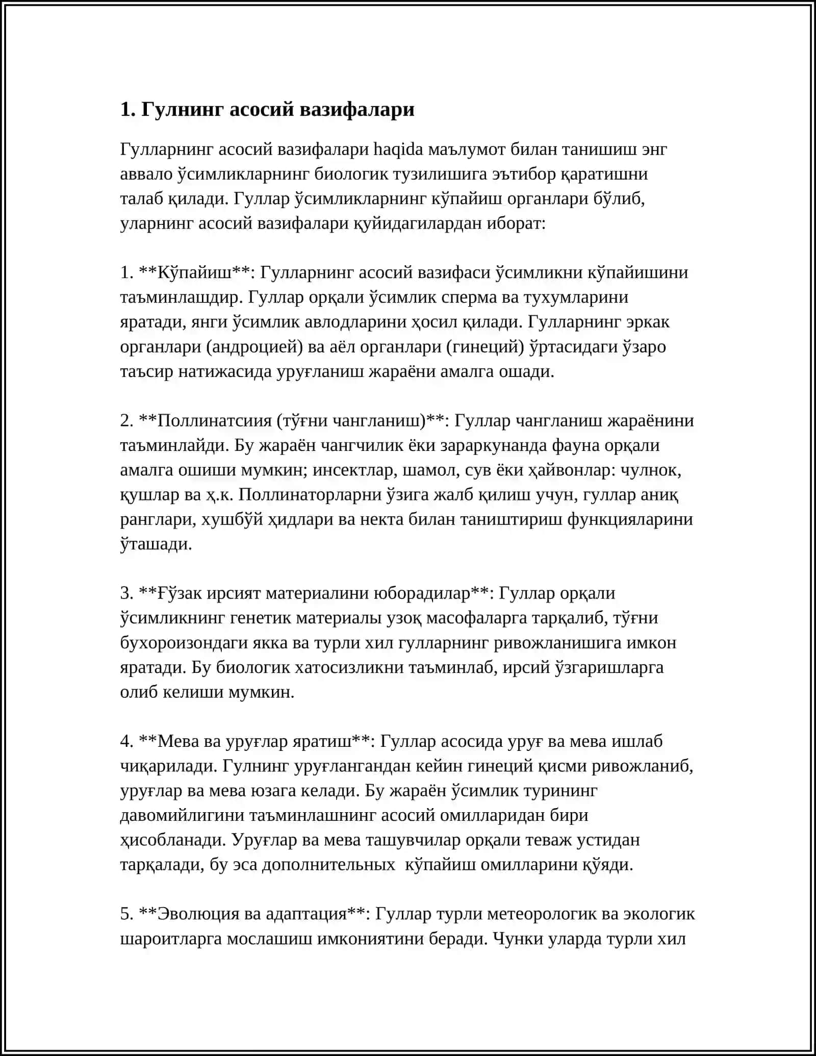 GUL TUZILISHINI ORGANISH 3