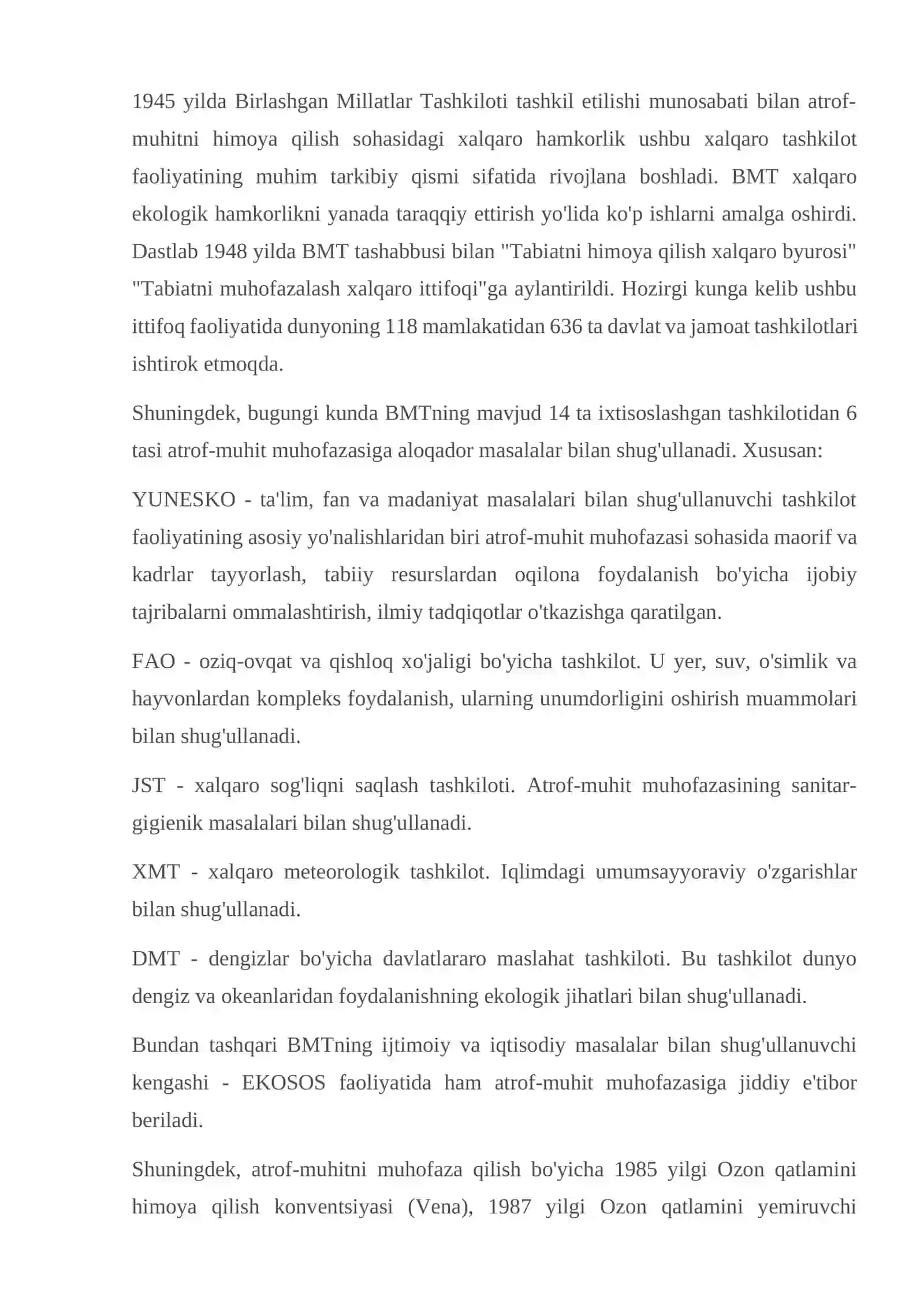 atrof muhitni ximoya qilishda xalqaro hamkorlik 3