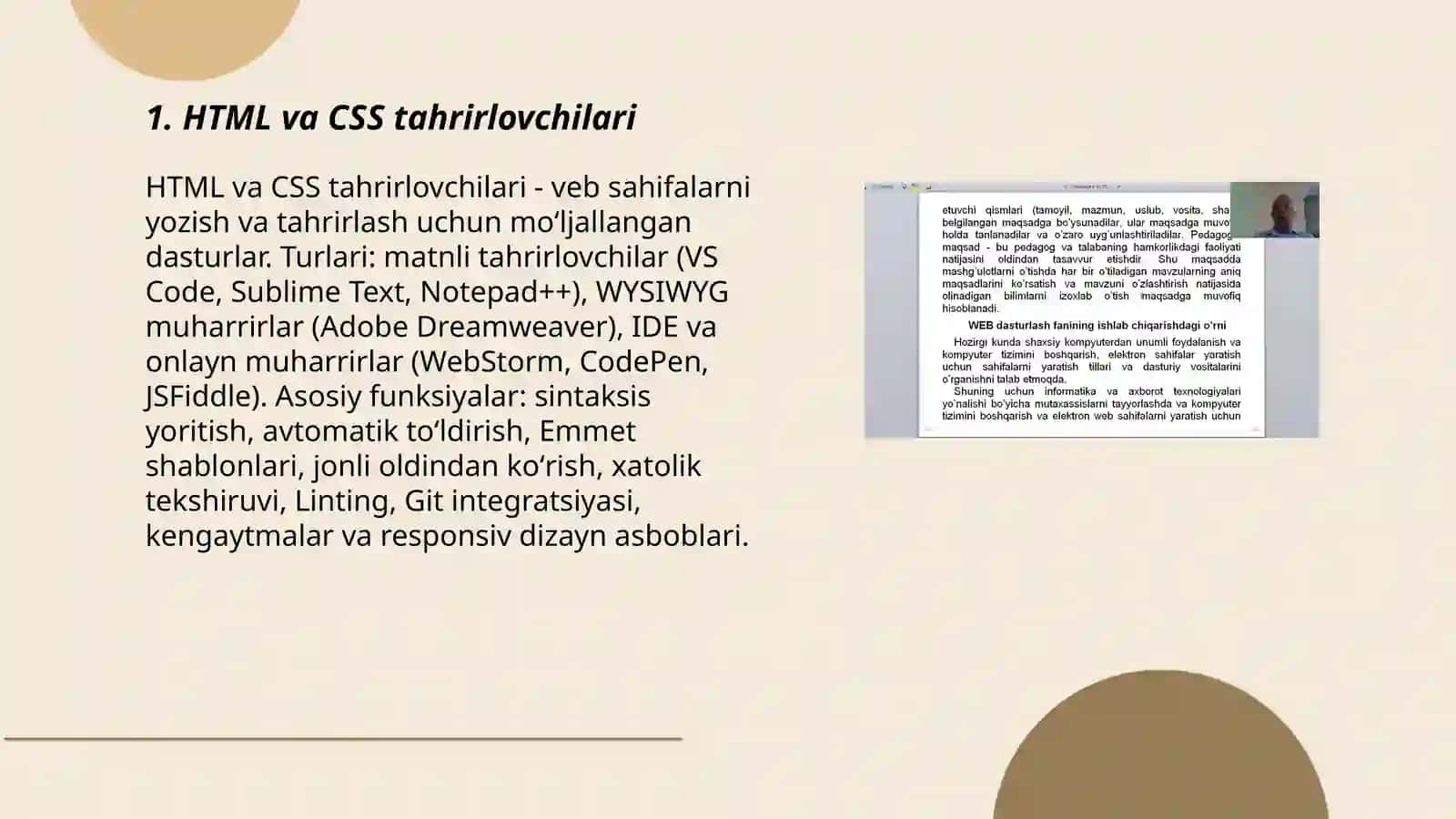 Web saytlar yaratishga yoʻnaltirilgan dasturiy taʼminotlar 3