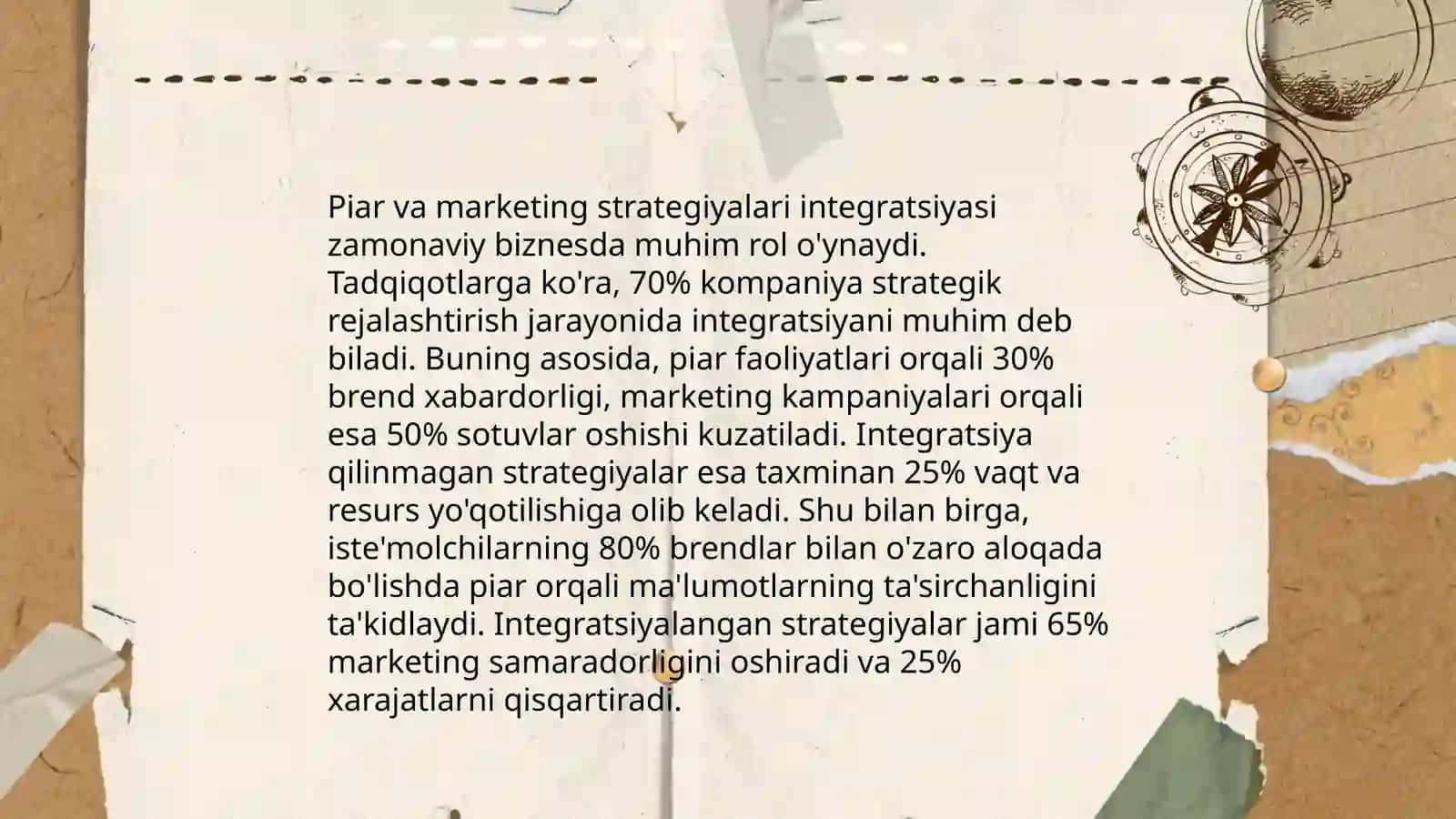 Piar va marketing strategiyalari integratsiyasi 3