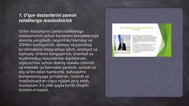 Ta'lim sohasidagi islohotlar 3