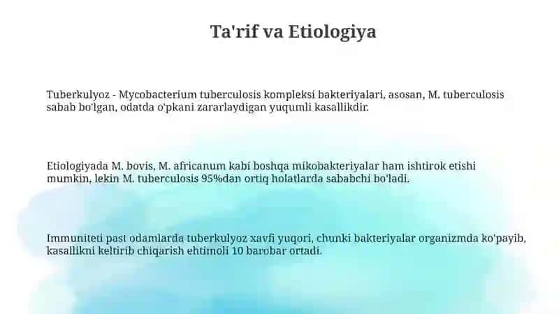 Sil kasalligi haqida 3