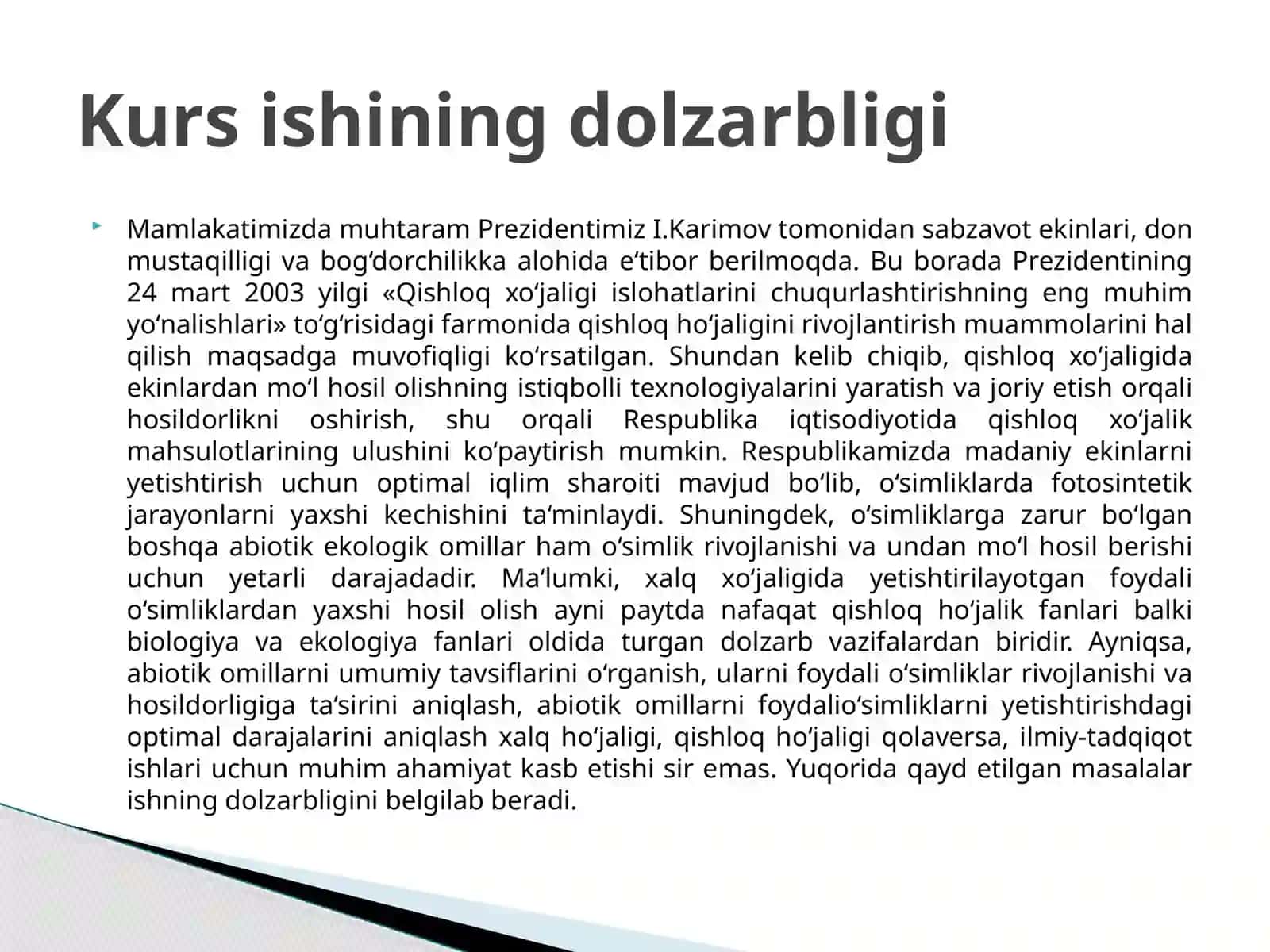 «Oʻzbekistonning foydali oʻsimliklari» 3