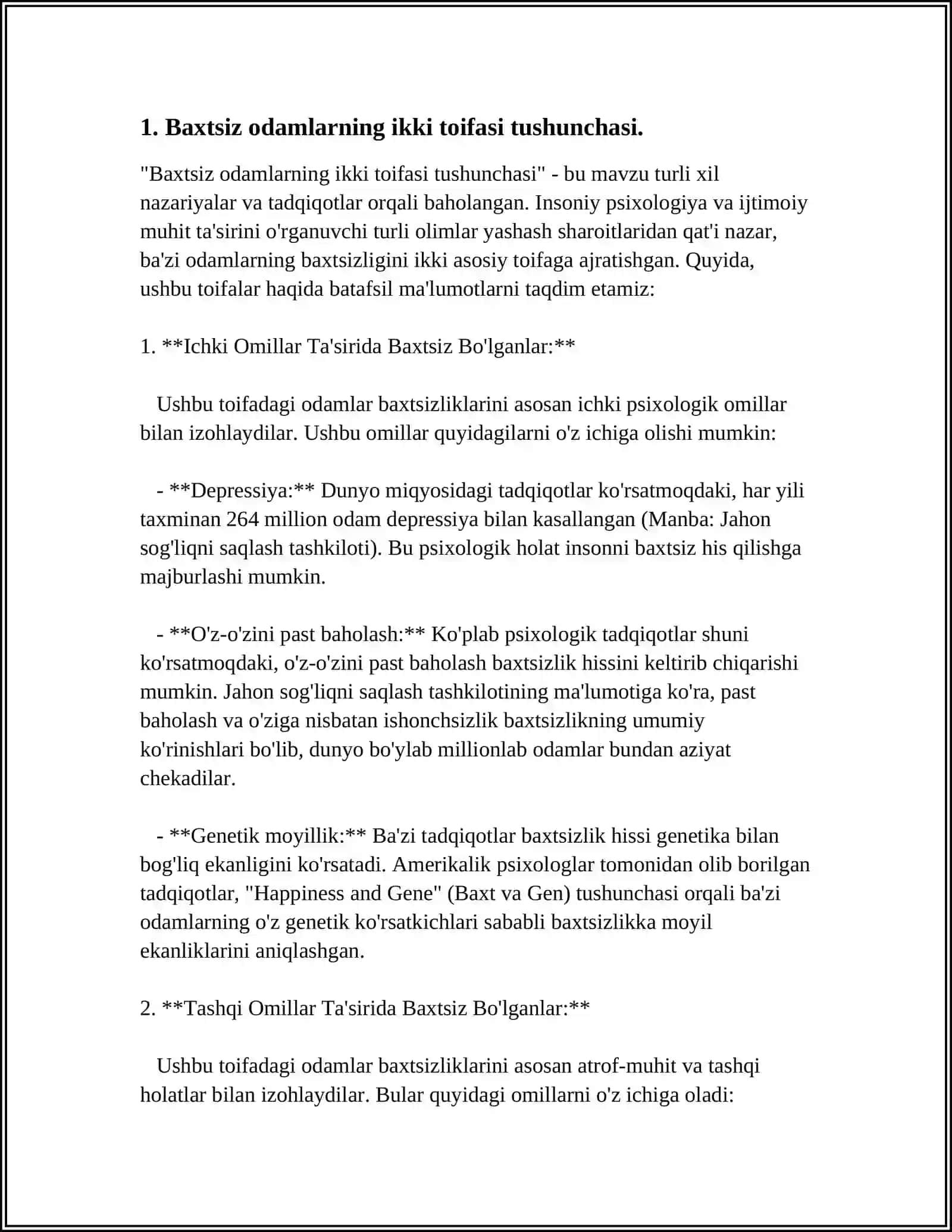 ABDURAUF FITRATNING "RAHBARI NAJOT" RISOLASIDAGI "BAXTSIZ ODAMLARNING IKKI TOIFASI"GA OID QARASHLARI 3
