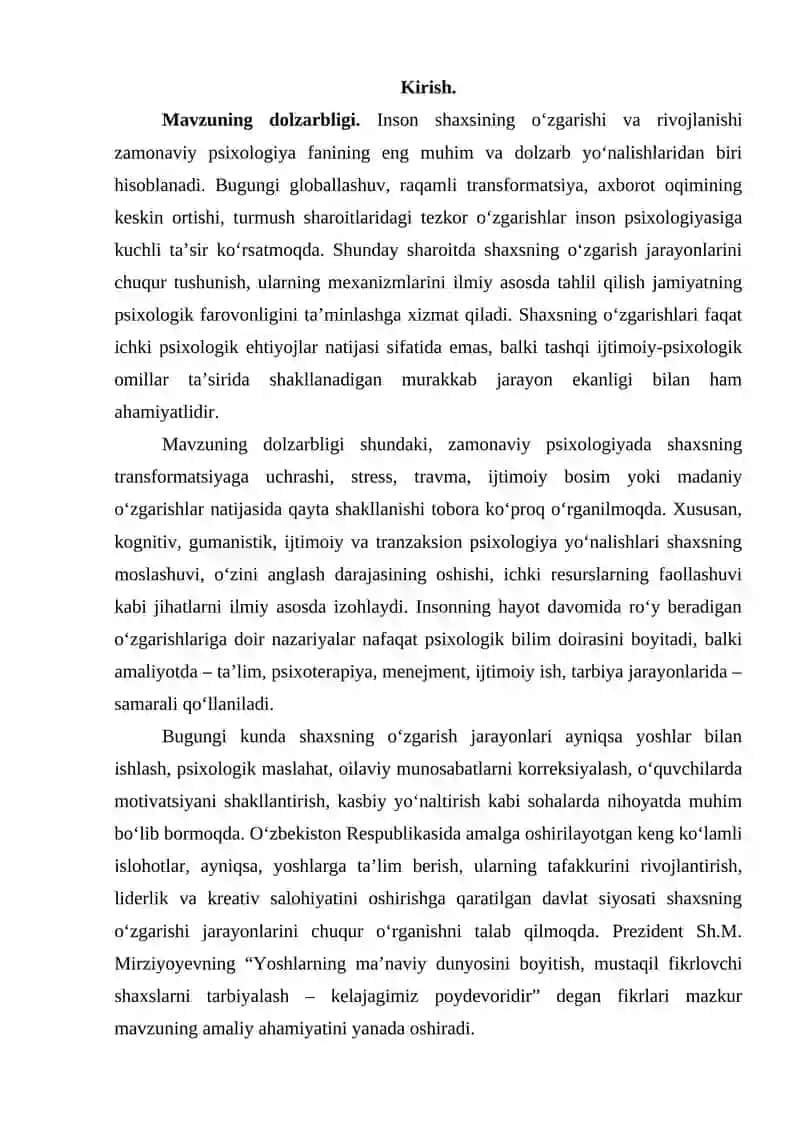 PSIXOLOGIYADA SHAXS VA UNING RIVOJLANISHI HAQIDAGI NAZARIY ASOSLAR 3