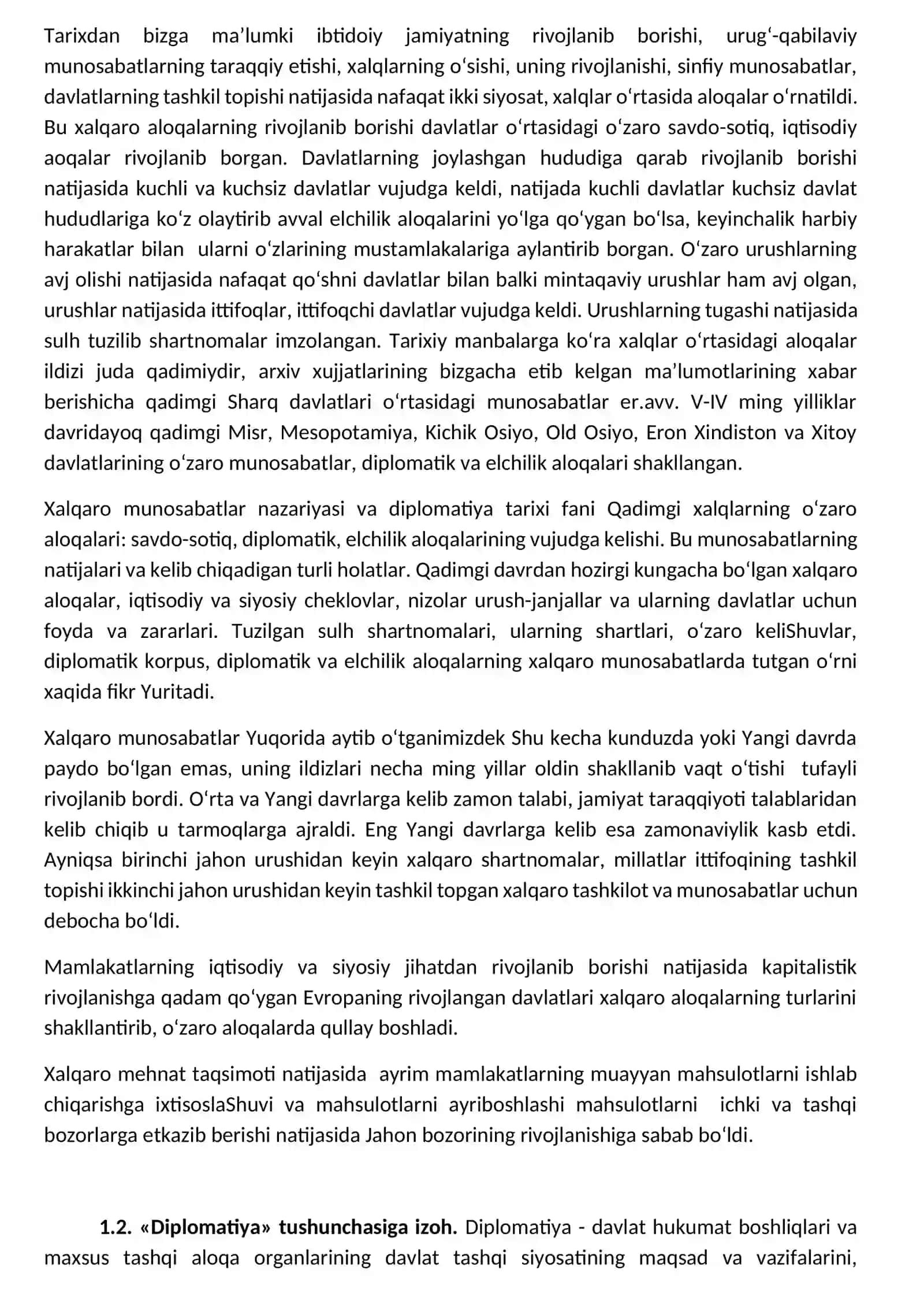 Xalqaro munosabatlar tarixi fanning maqsad va vazifalari 3