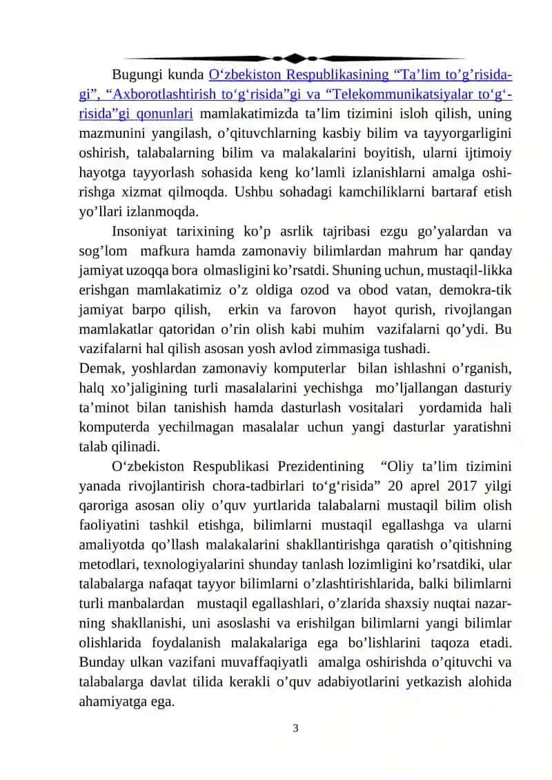 Algebra va sonlar nazariyasi (Mulohazalar algebrasi) 3