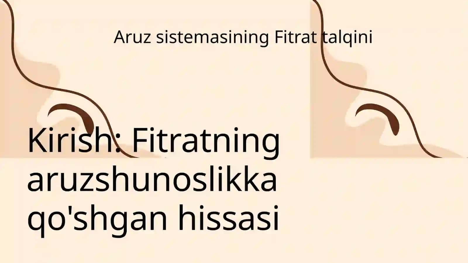 Fitratning ʼʼaruz haqidagi asarida aruz sistemasi talqini 3