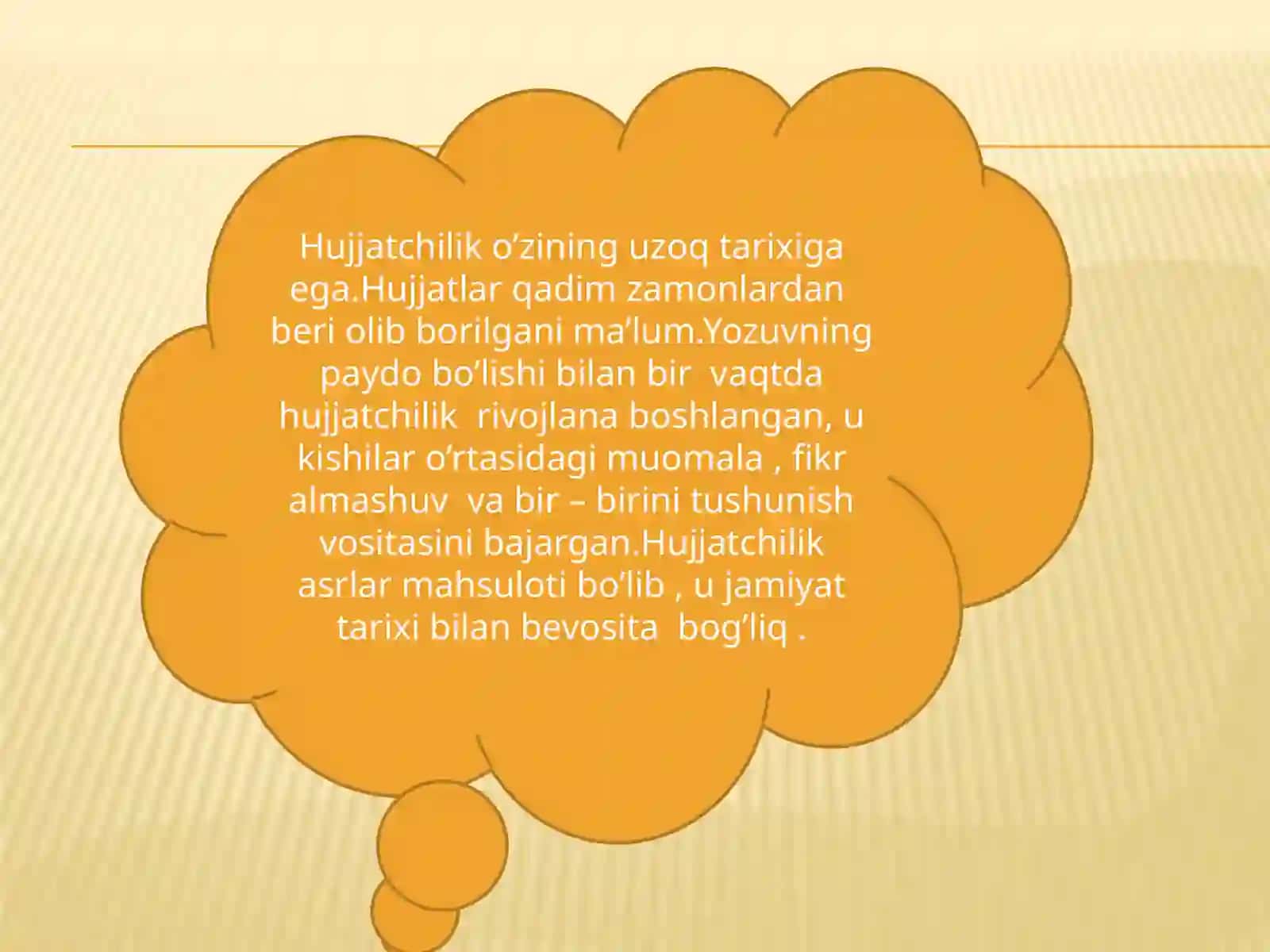 Hujjatchilik tarixi 3