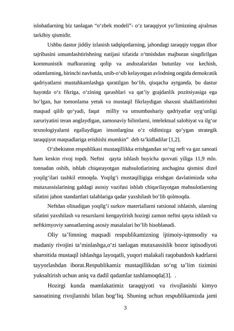 Gazlardan suyuqlik olish jarayonlari va katalizatorlar. 3