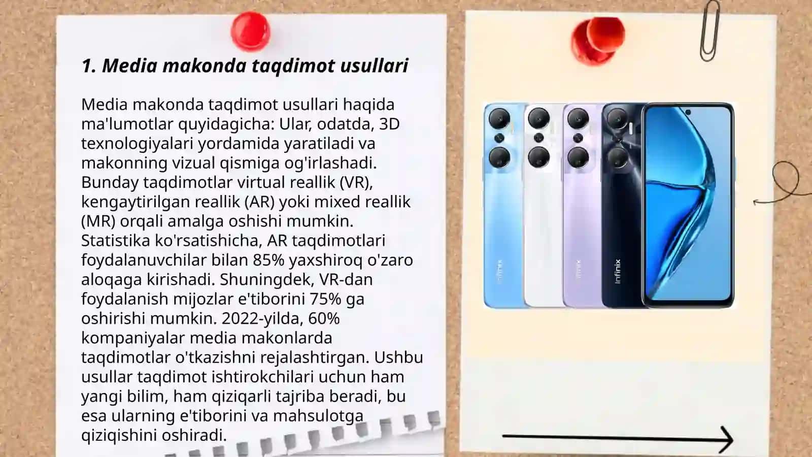 Media makonda axborotni taqdim etish 3