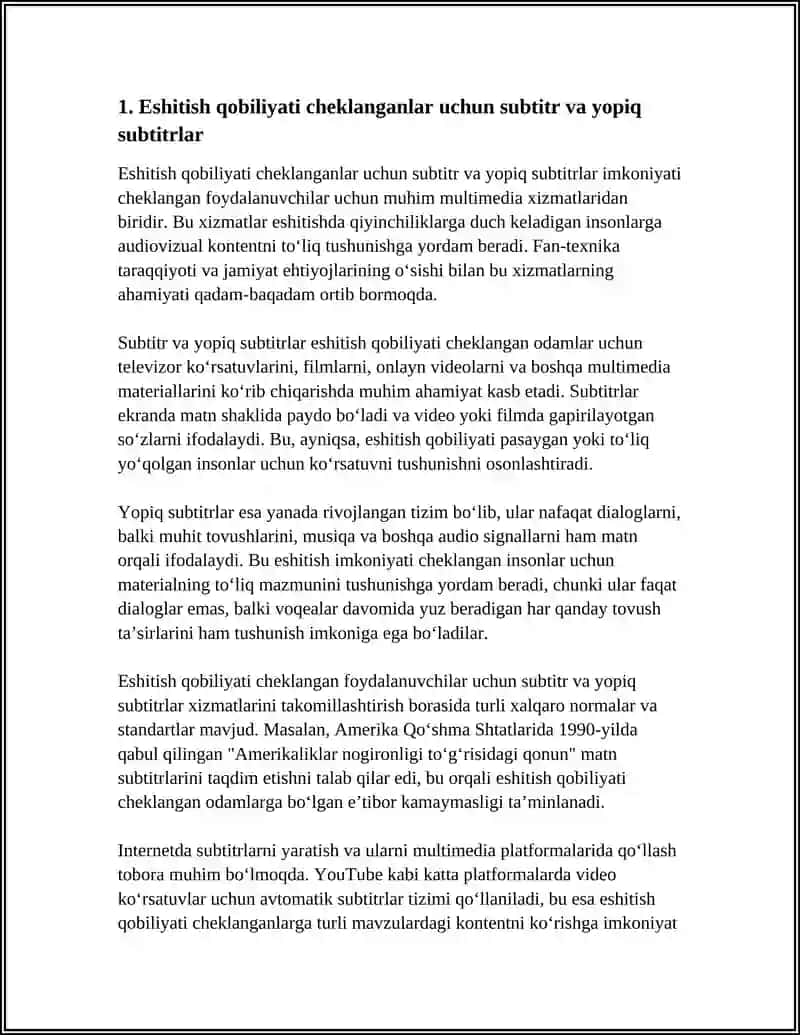 IMKONIYATI CHEKLANGAN FOYDALANUVCHILAR UCHUN MULTIMEDIYA HIZMATLARI 3