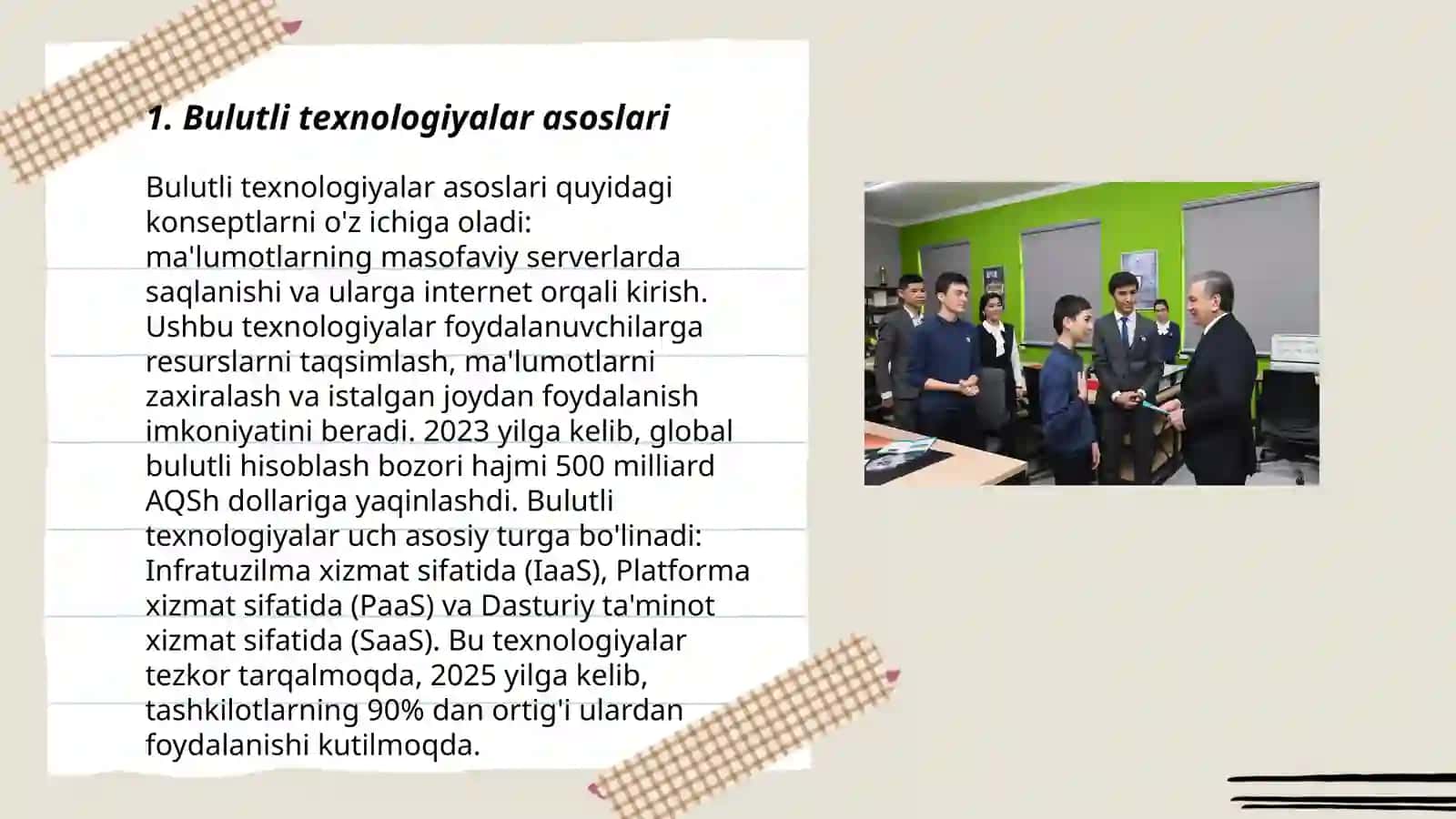 Bulutli texnologiyalar asoslari 3
