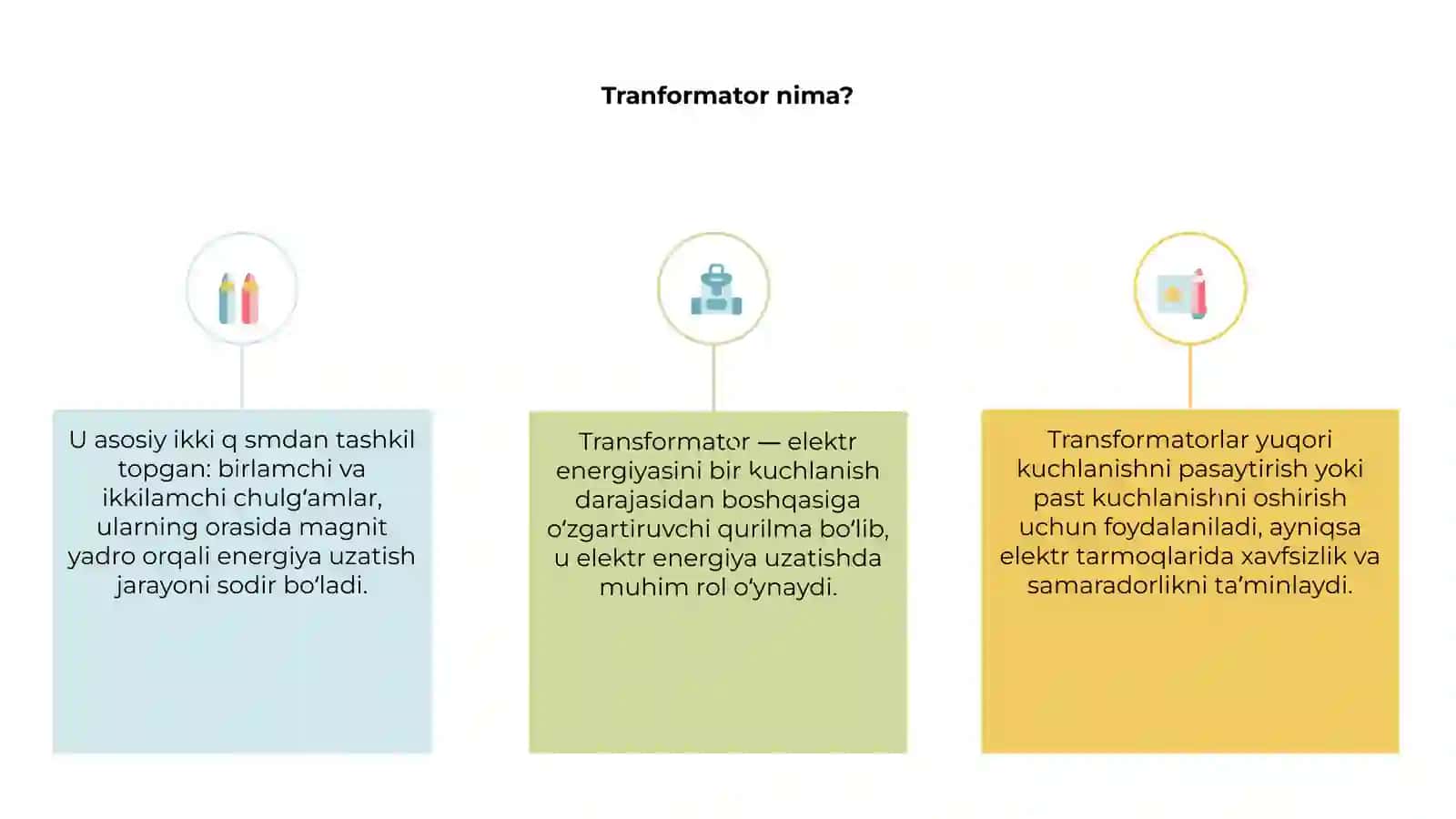 Tranformatorlar 3