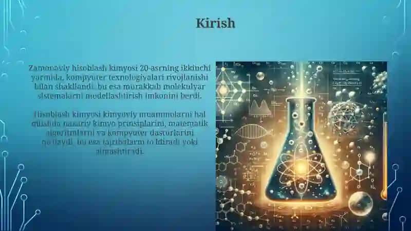 Zamonaviy hisoblash kimyosi 3
