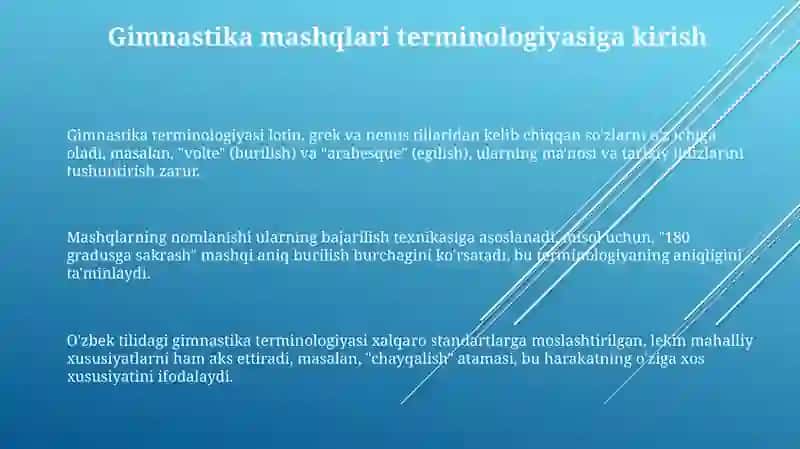 Gimnastika mashqlarining atamalari 3