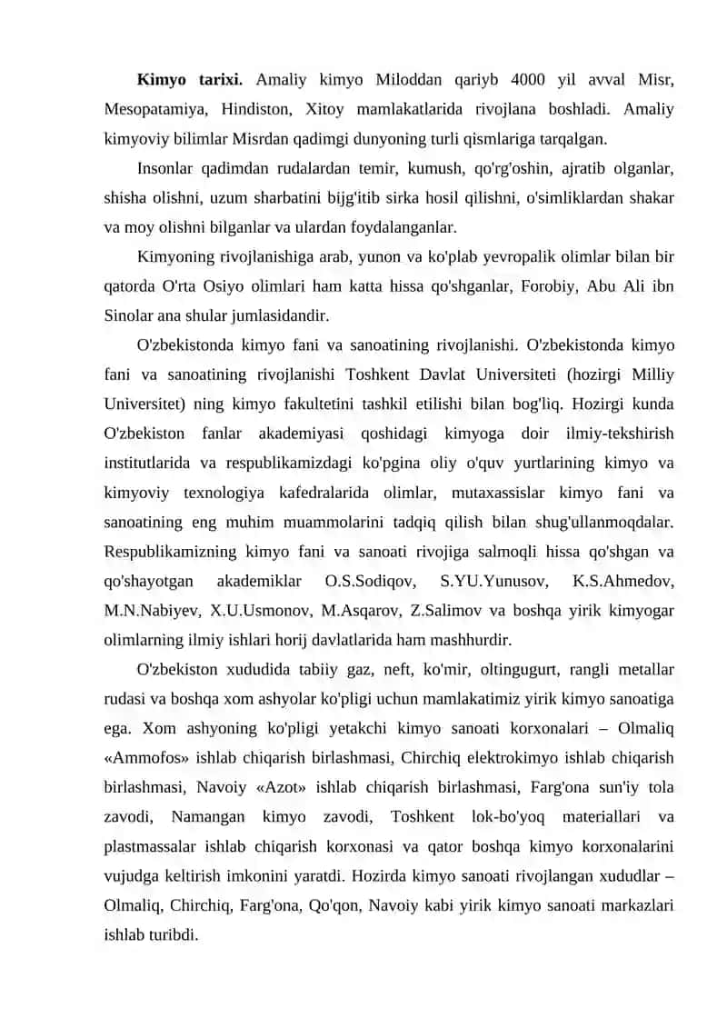 Kimyoning asosiy stexiometrik qonunlari 3