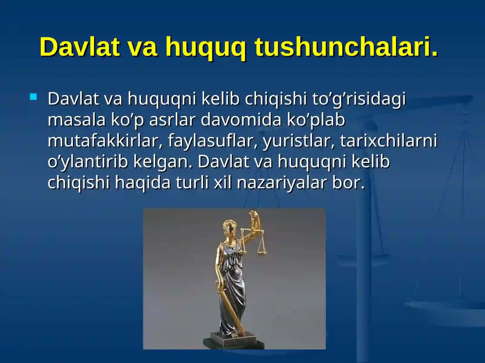 Davlat va huquq nazariyasining asoslari 3