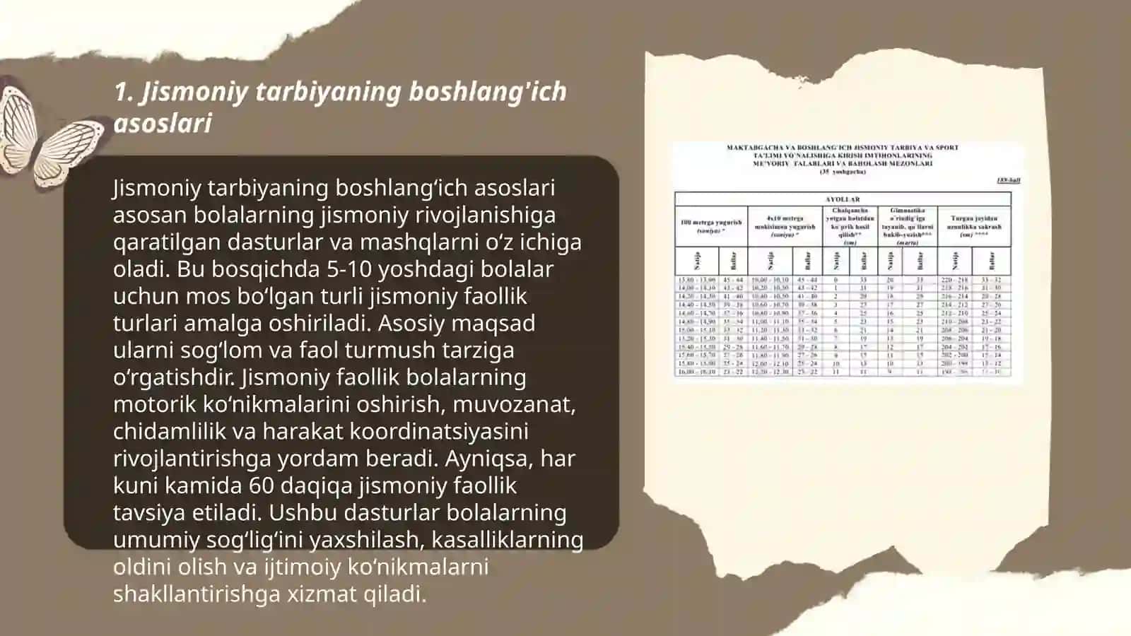 Jismoniy tarbiyada dastlabki oʻrgatish bosqichi 3