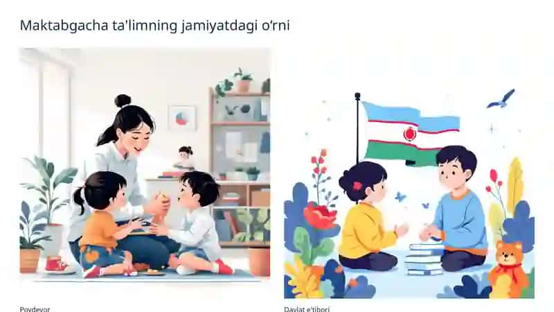 Maktabgacha ta'lim tashkilotlarida amalga oshirilayotgan ishlarning mazmuni bilan tanishish 3