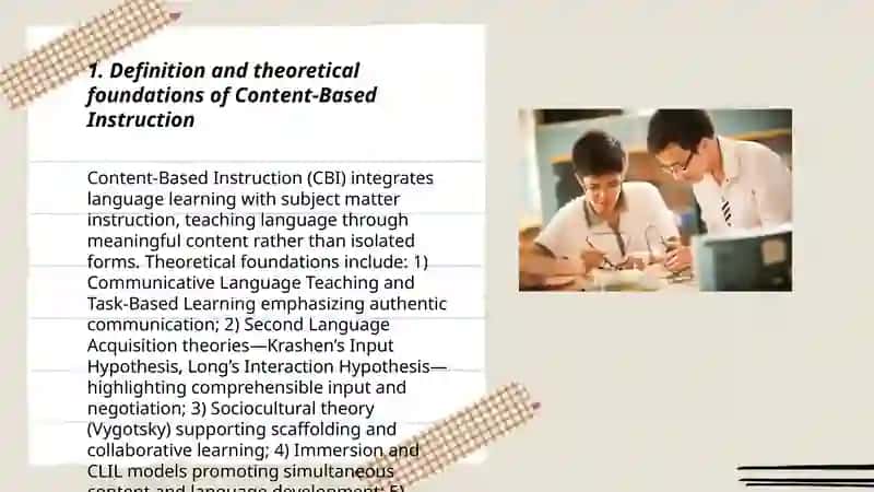 Content-Based Instruction 3