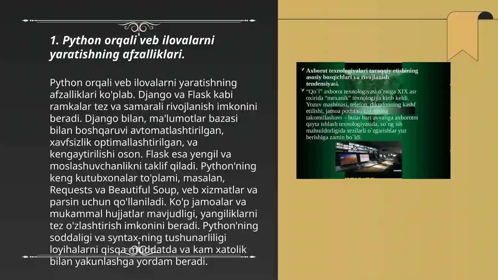 Web ilovalarni loyihalashda Python tilining imkoniyatlaridan foydalanish 3
