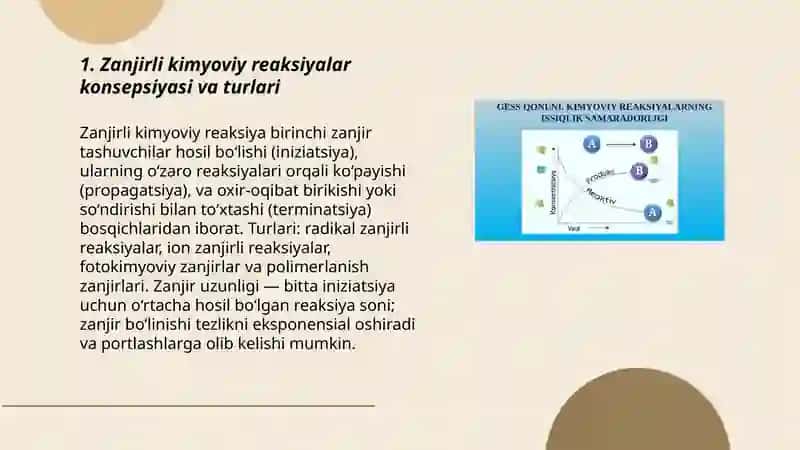 Zanjirli reaksiyalar 3